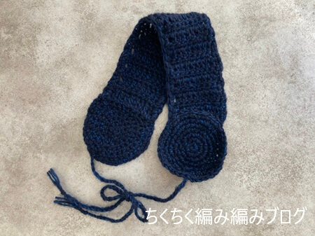GEEK　毛糸　イヤーマフ　かぎ針　作品